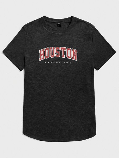 

men letter graphic tee b5pk#, White;black