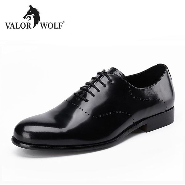 

shoes man patent leather fashion dress genuine, Black