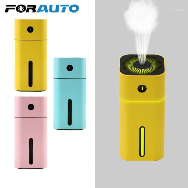 

forauto aroma essential oil diffuser mini ultrasonic square humidifier usb car air purifier led night light1