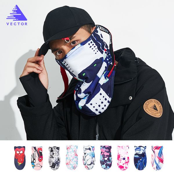 

fleece vector men women thermal bibs windproof warmer face bike snowboard triangular scarf skiing mask
