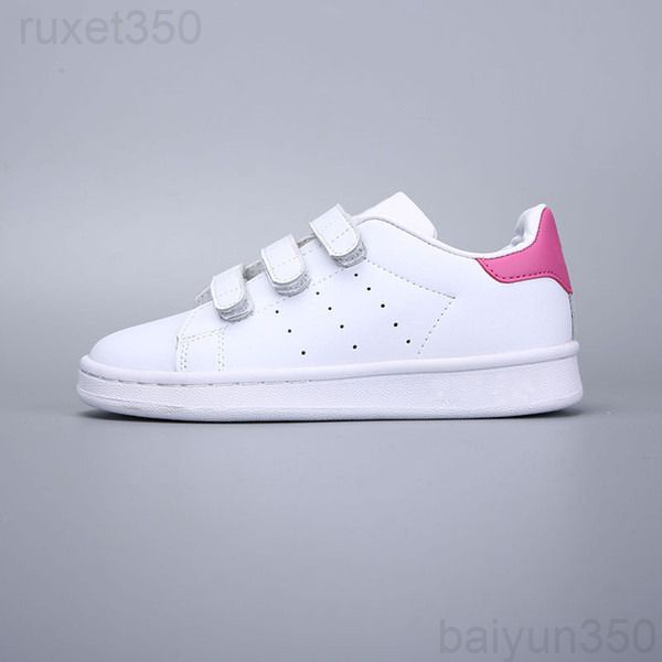 

2020 kids children supersta boy girl baby shoes hook & loop pink black multi white samba gazelle og stan smith trainers running shoes gtt6c