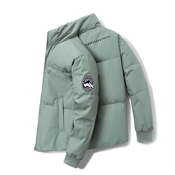 

2021 new warm jacket men thicken casual white filling mens down coat brand male parka winter outerwear windproof pt40, Black
