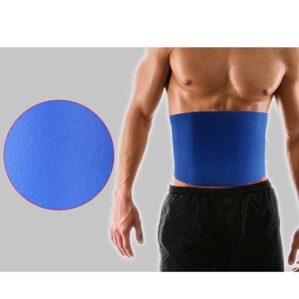 

waist support training band protector guard women men fitness belt massage sports shaper adjustable elastic sweat absorb, Black;gray