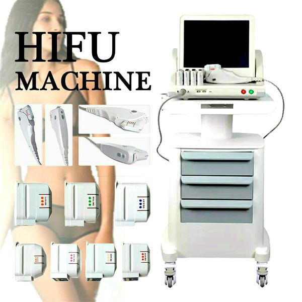 

hifu high intensity focused ultrasound hifu face lift wrinkle removal slimming equipment with 5 heads for face and body
