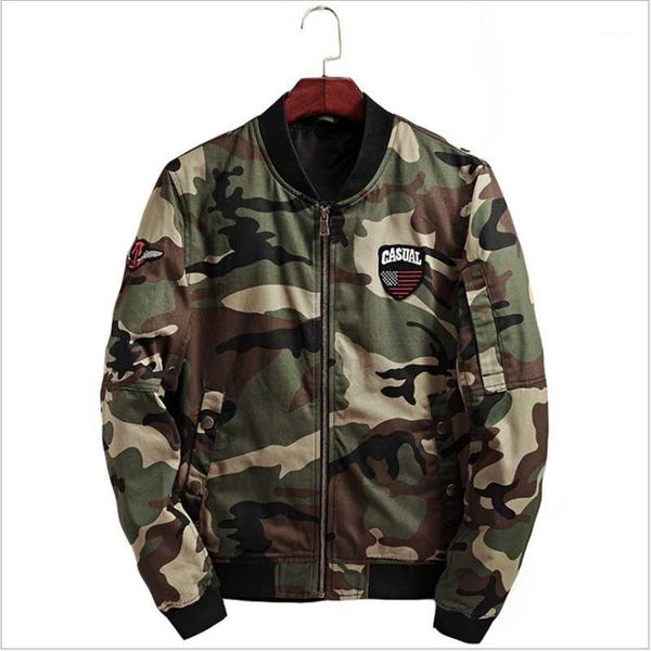 

2020 new men jacket slim camouflage stand collar bomber jacket casual mens jackets and coats streetwear xxxl1, Black;brown
