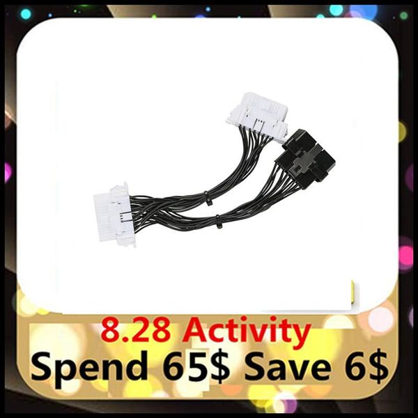 

5-20pcs obd 2 y splitter extension cable obd2 16pin male to female elm327 electronic wire connector