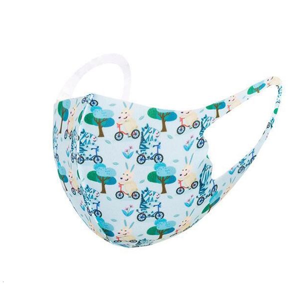 

face new kids mask cartoon printed designer washable fashion masks breathable anti dust respirator anti-bacteroutletcxit