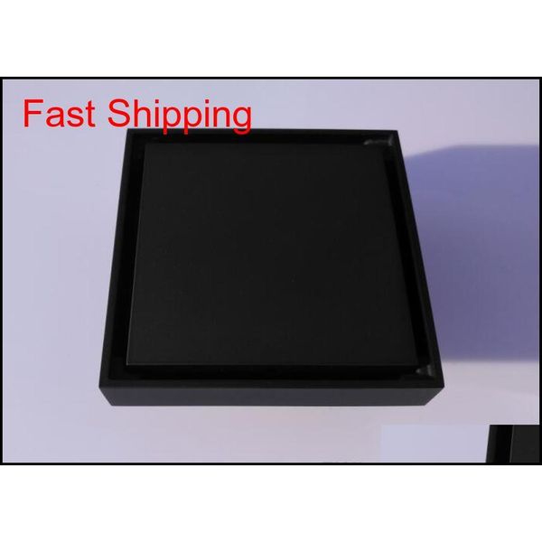 

copper matte black color solid brass 100 x 100mm square anti-odor floor drain bathroom invisible bathroom bath flo jllbar jhhome
