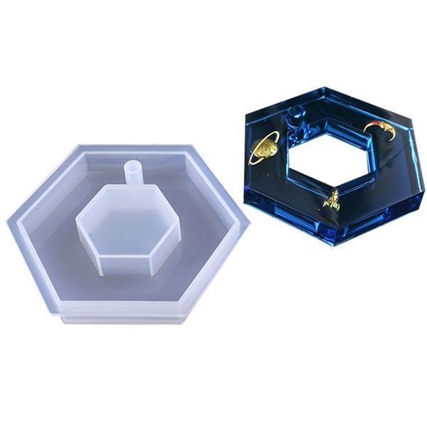 

crystal dropping glue silicone jewelry mould diy handmade ornaments molds creative moulds hexagon ellipse five pointed star shape 2 8ym e1