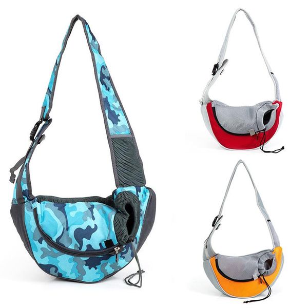 

5 colors dog cat sling carriers shoulder bags breathable pet diagonal bag for small dogs cats pets accessories backpack products