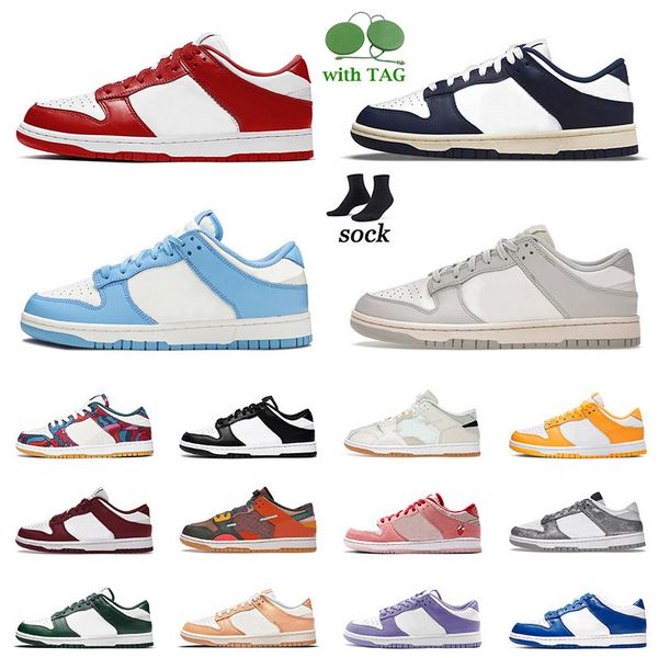 

2022 new fashion mens flat skate low running shoes vintage navy coast unc grey fog black white paisley light bone university red chunky wome