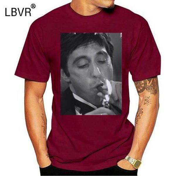 

мужчины футболка аль пачино смешная футболка новинка тенниска женщин, White;black