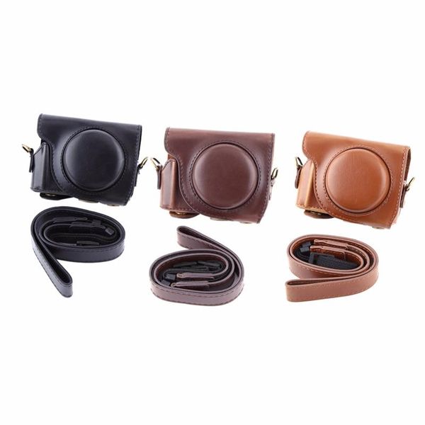

fashion leather camera vintage colors 3 pu hipping case bag for canon g9x camera t7rbj mukk