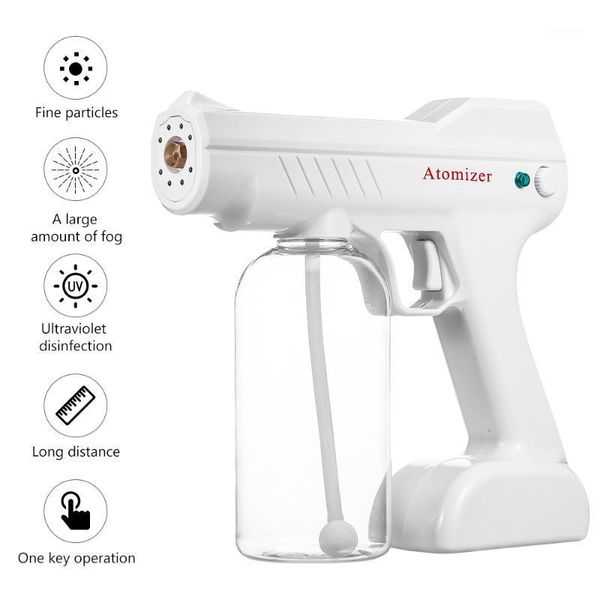 

handheld rechargeable electric sprayer uv fogger machine portable spray gun spray atomizer humidifier 800ml capacity1