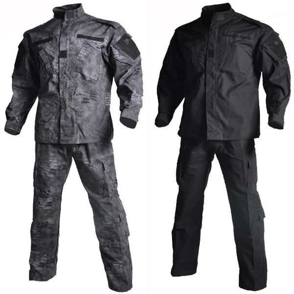 

hunting sets uniform shirt + pants outdoor paintball multicam tactical ghillie suit camouflage army combat clothes1, Camo