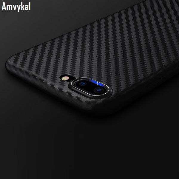 

transparent frosted phone cases carbon fiber grain pp shell for iphone se 2020 6 6s plus iphone 7 8 7plus 8plus case