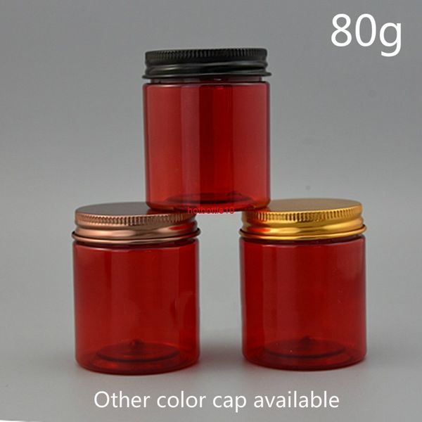 Confezione da 80 contenitori per tè in plastica per bottiglie di lozione per il corpo in barattolo di sale da bagno Spedizione gratuita