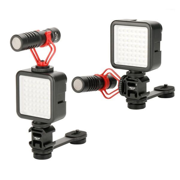 

flash heads pography fill light microphone extension bar for smartphone dslr camera zhiyun dji osmo pocket gimbal triple shoe mount1