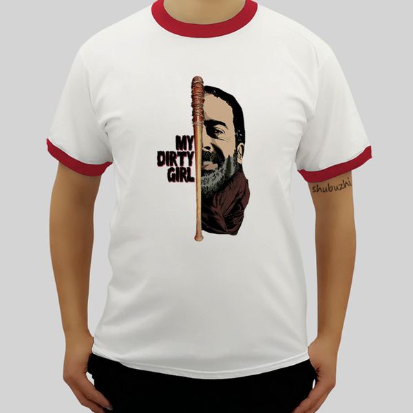 

спорт груза падения the walking dead negan люсиль мужчин реглан t shirt летом модный бренд мужской майка хлопок шаблон тенниска