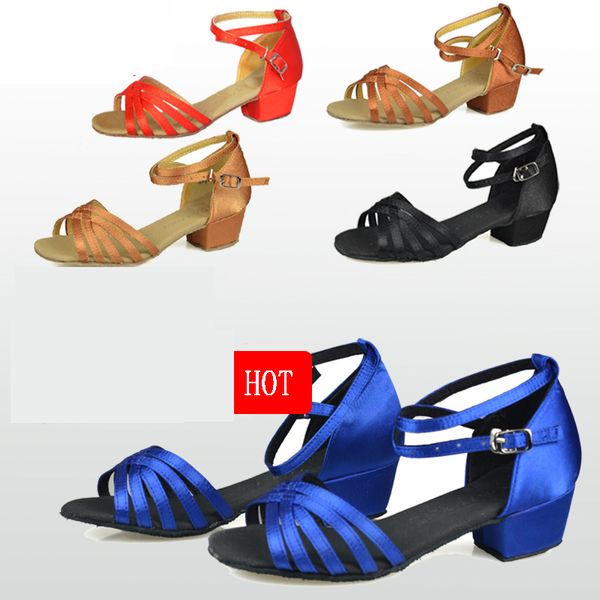 

танцевальная обувь рождественский подарок бального латинских танцев обувь ботинки малышей сатин замши полуботинки низкая износостойкость низ