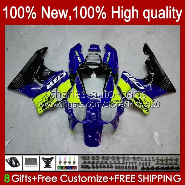 Körper für HONDA CBR 893RR 900RR CBR893RR 89 90 91 92 93 94HC.7 blau grün CBR893 CBR 900 893 RR CBR900RR 1989 1990 1991 1992 1993 Verkleidungen