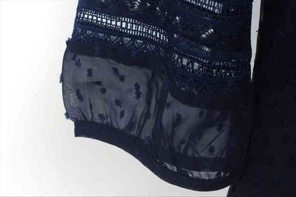 

womens korea style fashion sheer blouses half sleeve blusas chiffon blouse shirts lace stitching plus size s-5xl, White