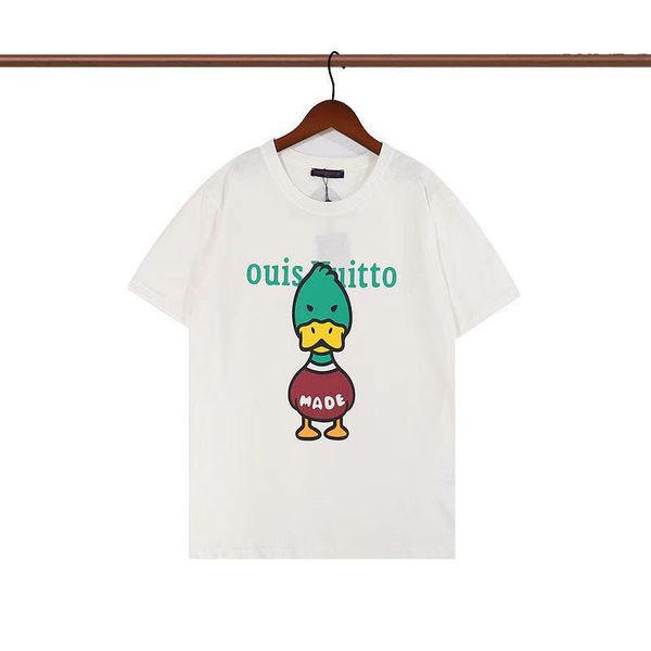 

men's t-shirts women's designer tees short sleeves luxury clothes summer leisure breathable printed coats high-quality clothing wh, White;black