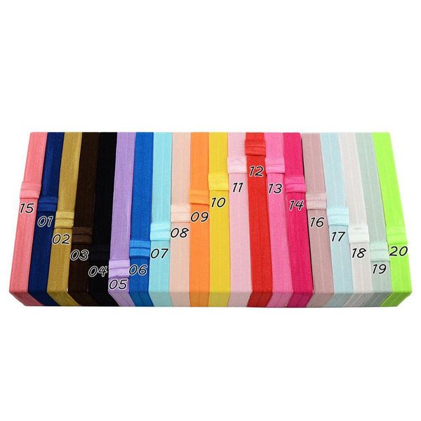 

20pcs/lot 7inch headband bows grosgrain ribbon bow elastic headbands hair bands diy hair accessories 566 q wmtbew