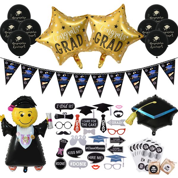 

party decorations favors p booth props graduation balloons banner cupcake ers class of 2020