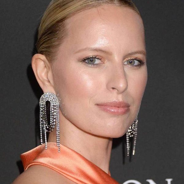 

new arrival shiny rhinestone chain dangle earrings for women fashion jewelry party show lady's statement earrings accessories, Silver