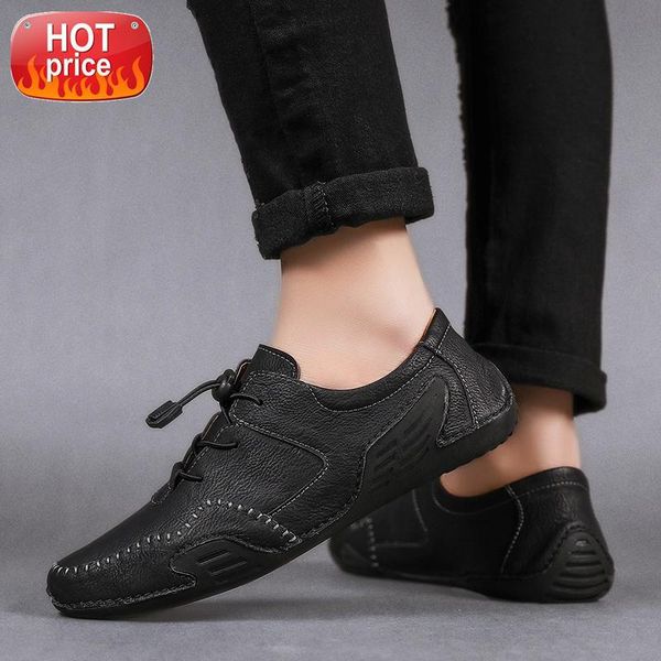 

casual men genuine leather shoes boat man's shoes loafers mocassin men's loafer man slip on moccasins driving brand desinger #ga69