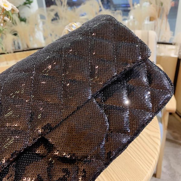 

bag new popular womens sequined cc luxury fashion shoulder bag shipping designers bags crossbody messenger style bags rupi, Red;black