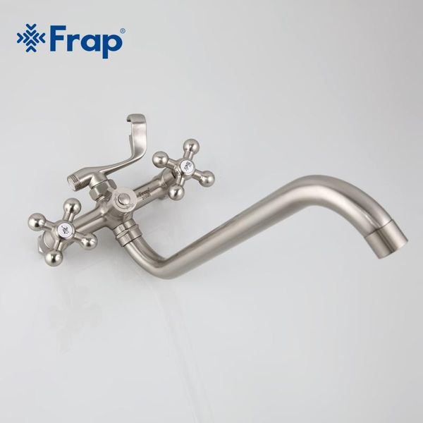 

1 rotated brushed outlet abs length brass body faucet frap 36cm shower head set f2619 5 bathroom with nickel bbyovq bwkf