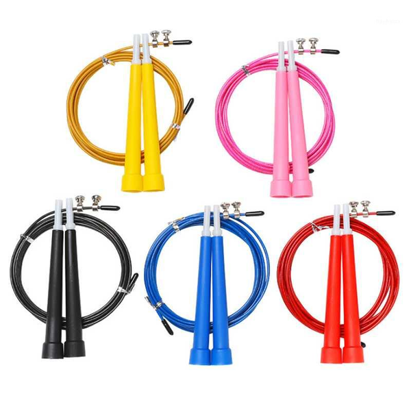 

jump ropes 3m skipping cable steel adjustable fast speed abs handle training boxing sports exercises 2021 1