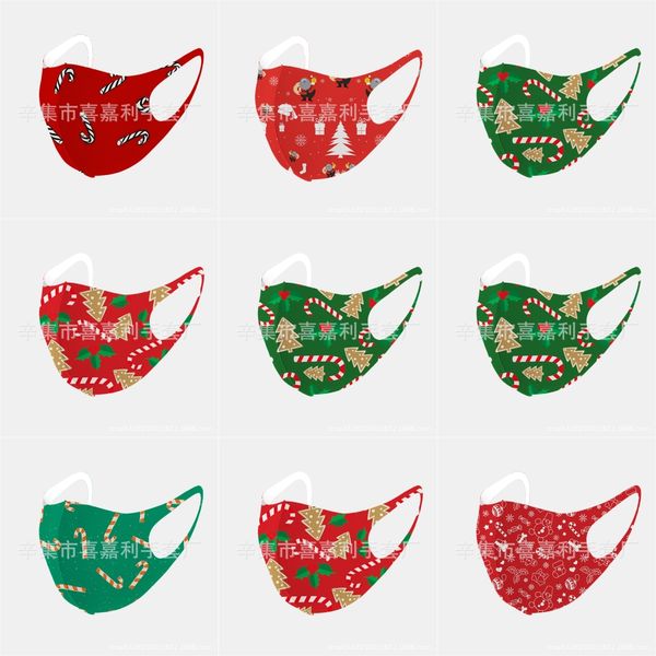 

ice silk anti dust face christmas mask mouth er pm2.5 christmas maskprotectivve christmas masks ship xhh9-2996#161123143666, Black