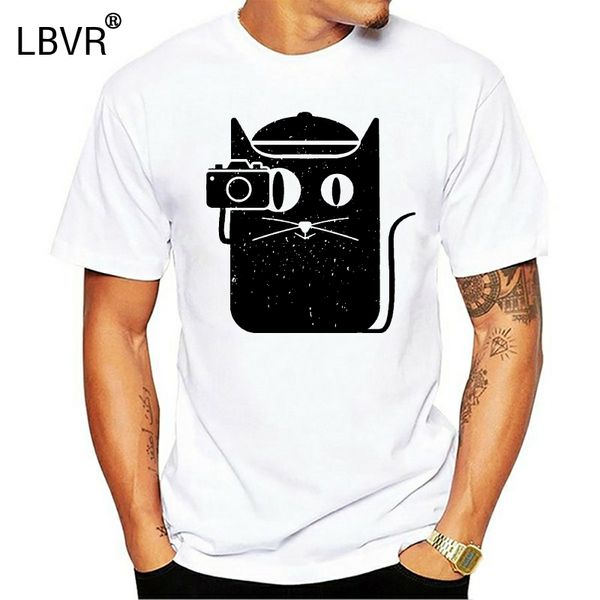 

cat and camera - illustration men's t-shirt loose size ajax funny tee shirt sport hooded sweatshirt hoodie
