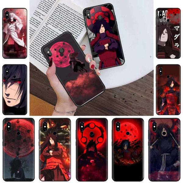 

naruto uchiha madara mobile phone case millet redmi note 4 4x 8t 9 9s 10 k20 k30 cc9 9t pro lite max