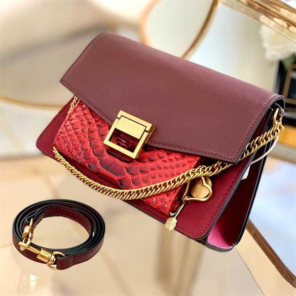 

women wallet genuine leather chain bag lady oblique shoulder bag crossbody handbag purse ing