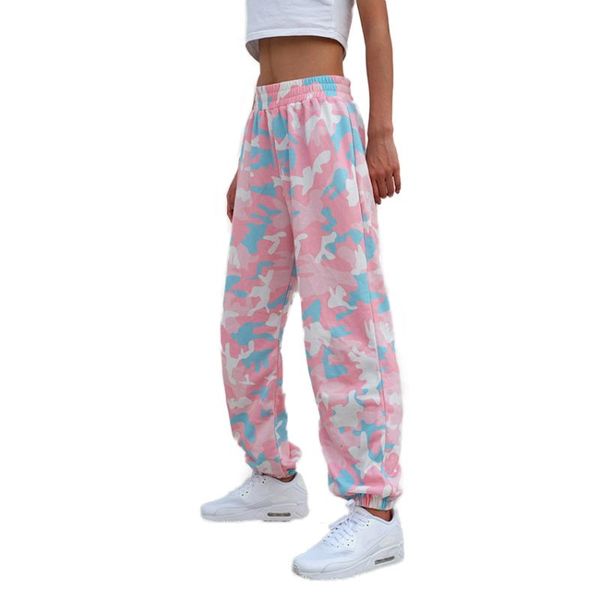 

women's pants & capris trousers jogger daliy wear with pockets leisure camouflage elastic waist polyester fiber breathable loose causal, Black;white