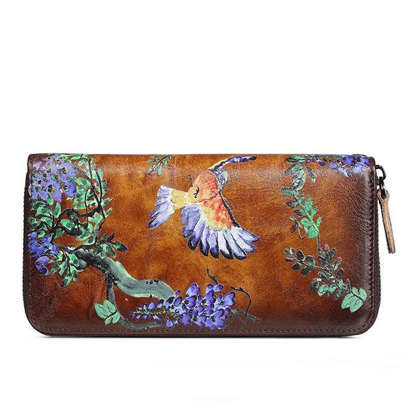 

luxury genuine leather women's wallet female long walet women carteira lady clutch money bag coin purse cartera mujer portomonee, Red;black