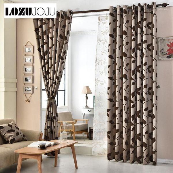 

curtain & drapes lozujoju room kitchen living jacquard door panel for window balcony fabrics european modern shade1