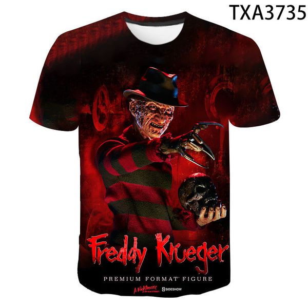

boy girl freddy krueger boy girl cartoon 3d print shirts graphic oversized kawaii men clothing