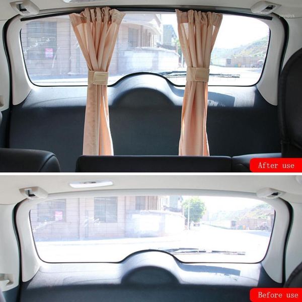 

car sunshade 2pcs vip van suv window curtain uv visor kit tool1