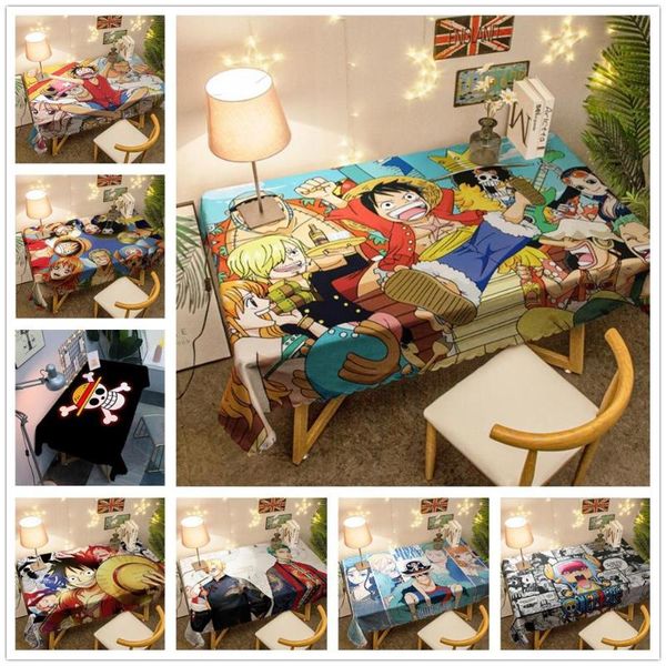 

anime manga one piece luffy custom print table cloth cover waterproof
