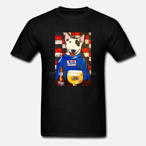 

new cool bud light spuds mackenzie mens black s 3xl new short sleeve round collar mens fashion 2018 hoodie designers t shirts sweatshirt