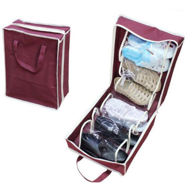 

travel waterproof folding shoes organizer storage bags portable closet shoe storage bags living room convenient shoebox1