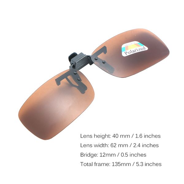 

dark lens driving brown resin night vision glasses polarized clip drive sunglasses