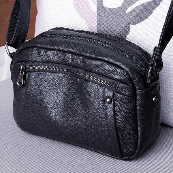 

cow leather small shoulder crossbody bags for women genuine leather women's handbags flap bags lady