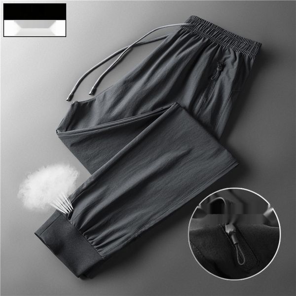 

летние случайные случайные спортивные pantskorean тонкий лед шелковые брюки мужские эластичный дышащий эластичный талии тонкий спортивные бр, Blue