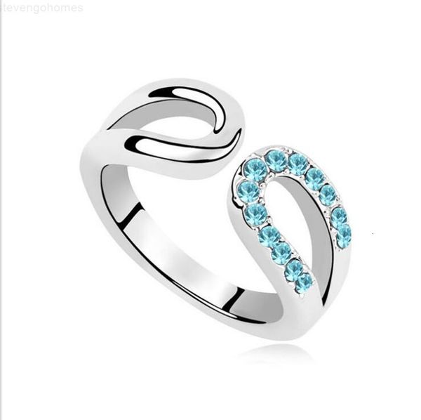 

meet ring - austrian the track jewelry crystal accessories, Slivery;golden